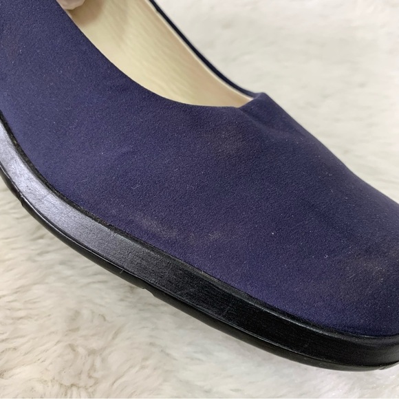 Salvatore Ferragamo Sport Blue Flats Size 7 1/2 AA - Picture 8 of 14